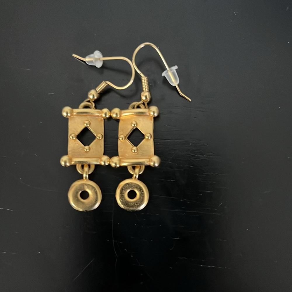 Vintage Signed Amalia Dangle Earrings
